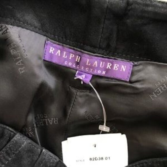 Ralph Lauren COLLECTION 100% Deer Suede Trousers - Picture 4 of 7